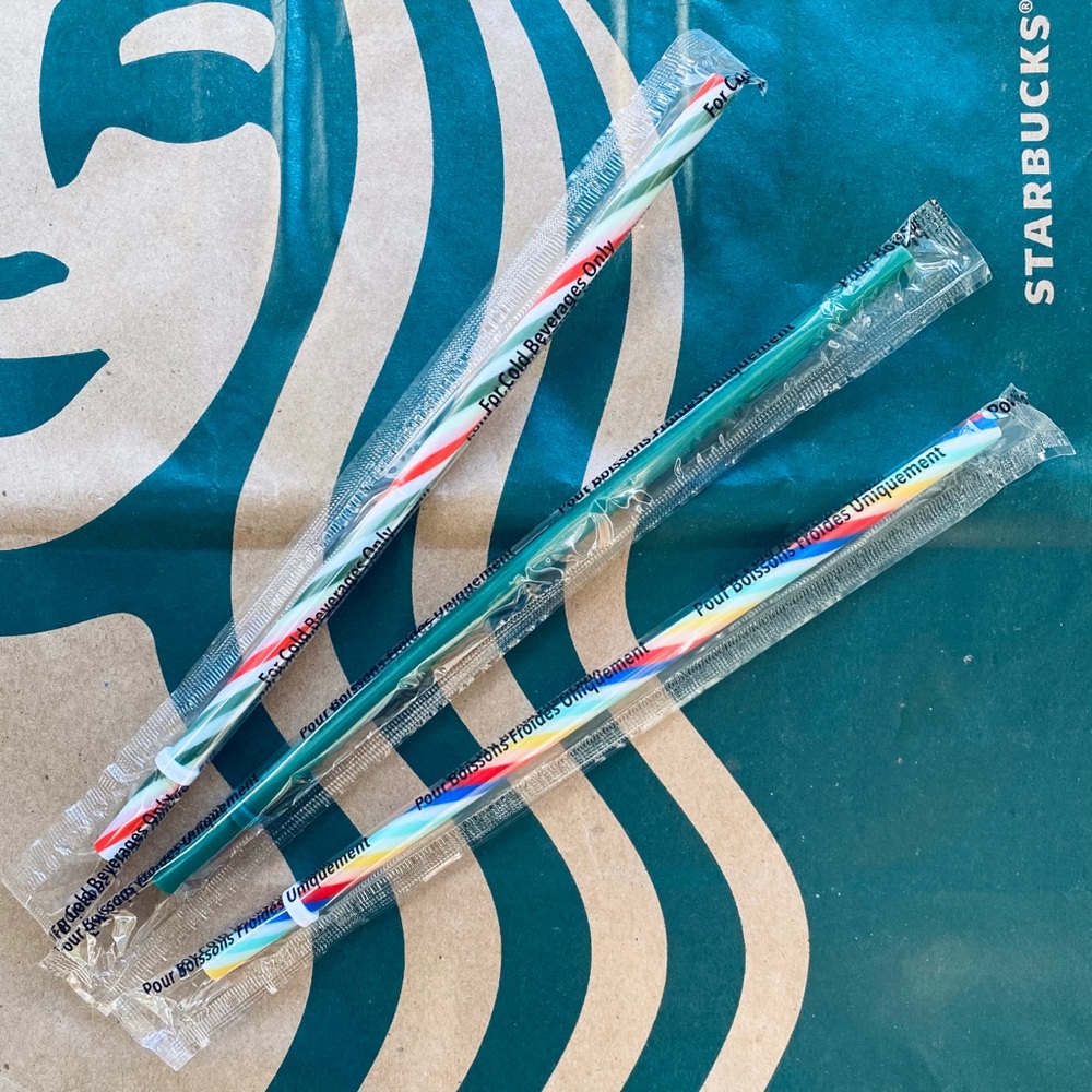 STARBUCKS🧜♀️ Straw & Pooh Ornament Toppers Set - Picture 5 of 7